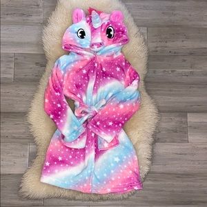 Girls unicorn robe